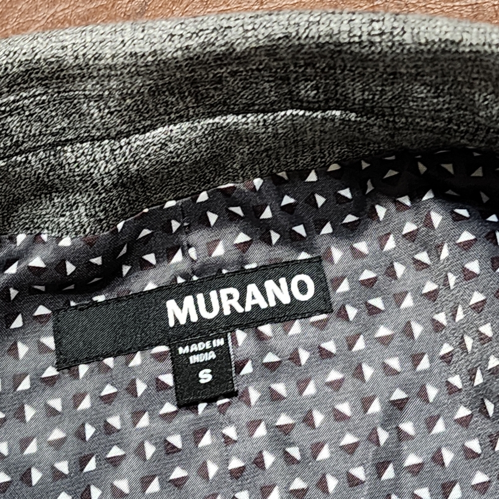 Murano Black and Gray Checkered Men's Vest and Pants Set - Picture 12 of 16
